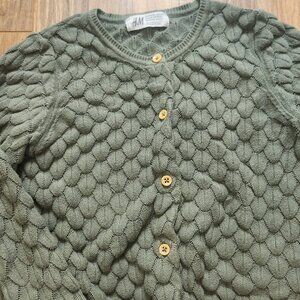 H&M Textured-knit cardigan